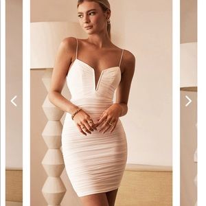 White Bachelorette Dress
